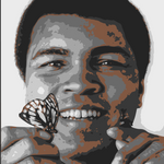 Muhammad Ali Portrait Painting