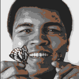 Muhammad Ali Portrait Painting