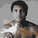 Muhammad Ali Portrait Painting