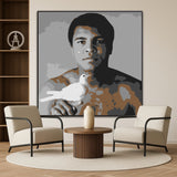Muhammad Ali Portrait Painting