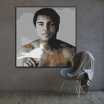 Muhammad Ali Portrait Painting