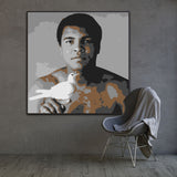 Muhammad Ali Portrait Painting