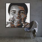 Muhammad Ali Portrait Painting