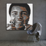 Muhammad Ali Portrait Painting