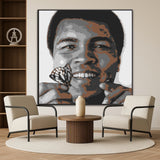 Muhammad Ali Portrait Painting