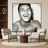 Muhammad Ali Portrait Painting