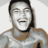 Muhammad Ali Portrait Painting