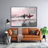 The Calm Before The Wave | Surfers On The Beach Prints