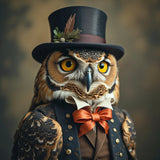 The Victorian Scholar | Owl In Clothing Art