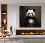 A Pandas Elegance | Panda In Clothing Art