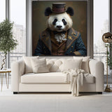 Victorian Panda Charm | Tiger In Clothing Art