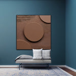 Rustic Serenity | Pantone Colour Of 2025 Abstract Art Prints