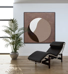 Layers Of Mocha | Pantone Colour Of 2025 Abstract Art Prints