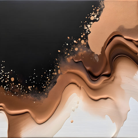 Fluid Dimensions | Pantone Colour Of 2025 Abstract Art Prints