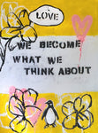 Penguin Book Cover - We Become What We Think About