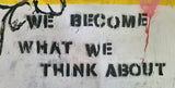 Penguin Book Cover - We Become What We Think About