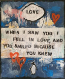 Penguin Book Cover - When I Saw You I Fell In Love