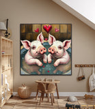 Bathe With A Squeal | Pigs In Bath Art Prints