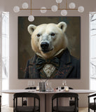 Polar Bear Aristocracy | Polar Bear In Clothing Art