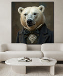 Polar Bear Aristocracy | Polar Bear In Clothing Art