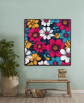 Sunburst Petals | Contemporary Wall Art