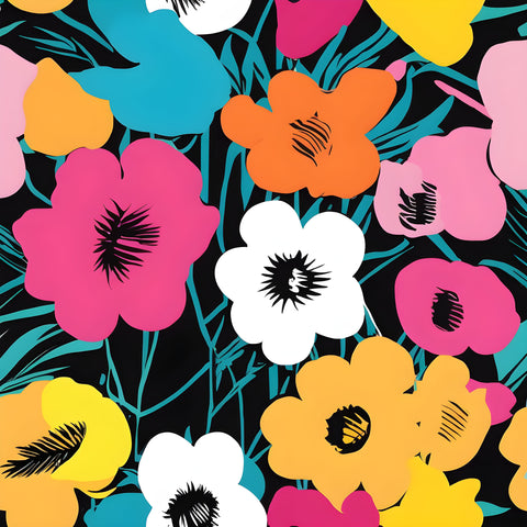 Colour Riot Floral | Contemporary Wall Art