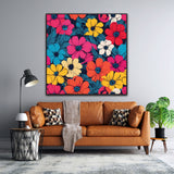 Flower Frenzy | Contemporary Wall Art