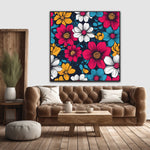 Sunburst Petals | Contemporary Wall Art