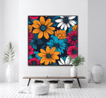 Technicolour Bloom | Contemporary Wall Art