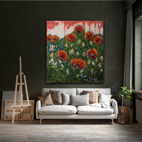 Fields Of Poppies - Original Art