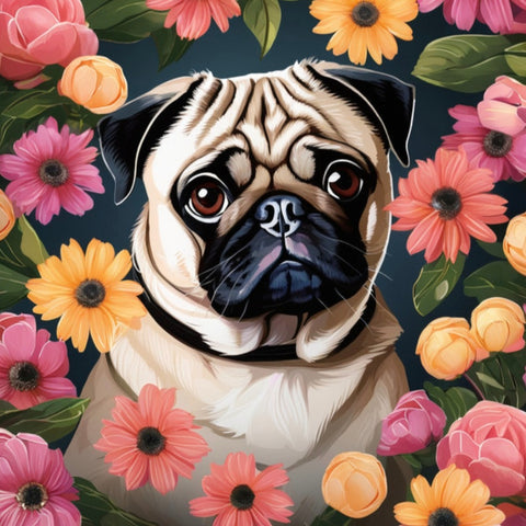 Pug Art Print