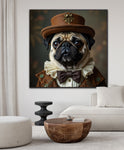 The Victorian Pug | Pug In Clothing Art