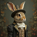 The Victorian Rabbit | Rabbit In Clothing Art