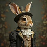 The Victorian Rabbit | Rabbit In Clothing Art