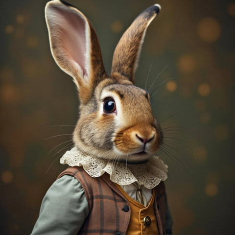 A Woodland Gentleman | Rabbit In Clothing Art