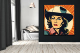 Saddle Up In Style | Retro Canvas Art Prints