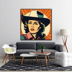 Saddle Up In Style | Retro Canvas Art Prints