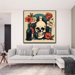 Faded Beauty | Retro Canvas Art Prints