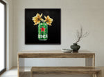 Heineken Lager Fine Art Prints – Craft Beer with Floral Art