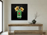 Heineken Lager Fine Art Prints – Craft Beer with Floral Art