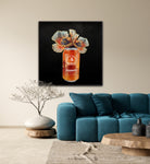 Bells Beach Brewery Fine Art Prints – Retro Can with Floral Elegance
