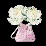 Louis Vuitton Handbag & Floral Fine Art Prints