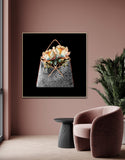 Louis Vuitton Handbag & Floral Fine Art Prints