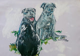 Custom Pet Portraits From Your Photo