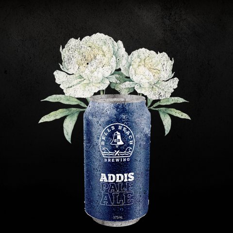 Bells Beach Brewery Fine Art Prints – Retro Can with Floral Elegance