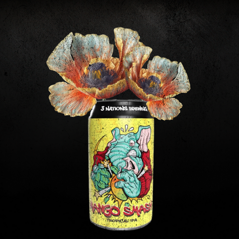 3 Nations Brewing Fine Art Prints – Craft Beer with Floral Art