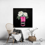 Bells Beach Brewery Fine Art Prints – Retro Can with Floral Elegance