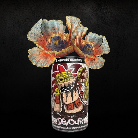 3 Nations Brewing Fine Art Prints – Craft Beer with Floral Art
