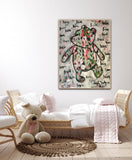Classic Winnie The Pooh Painting

This enchanting artwork is part of my Classic Winnie The Pooh series. It is meticulously crafted upon layers of my signature love heart paintings, which are themselves painted on fabric donated to me to help reduce textile waste in our community.