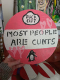 Most People Are Cunts - Penguin Book Cover Inspired Art